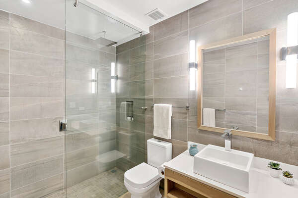 Enjoy the comfort and privacy of your ensuite bathroom.