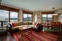 Enjoy mountain views from the main living area