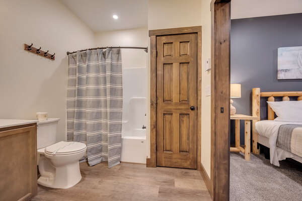 2nd Floor Hall Bathroom with Shower/Tub Combo