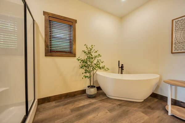 Stand Alone Tub and Shower in 2nd Floor Bedroom 6 En Suite