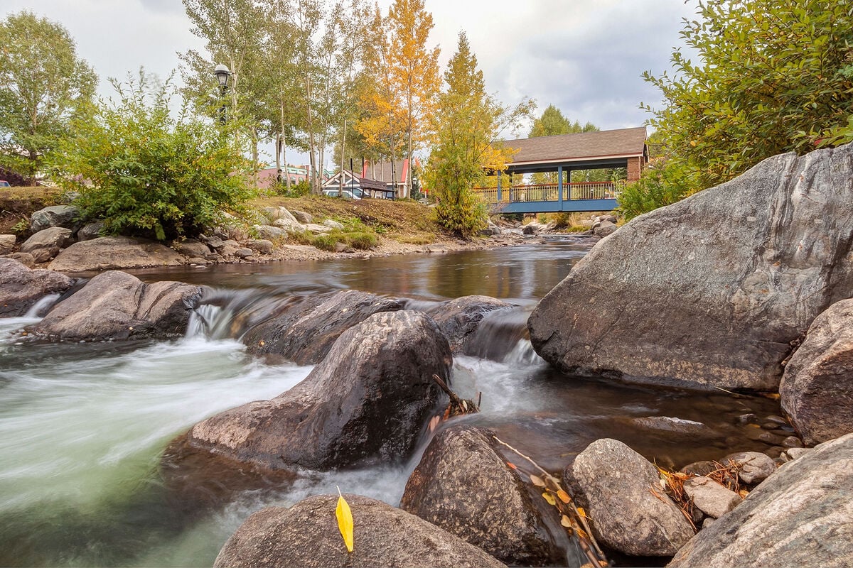 Soothing river sounds as you stroll the property