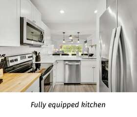 Fully quipped and furnished kitchen