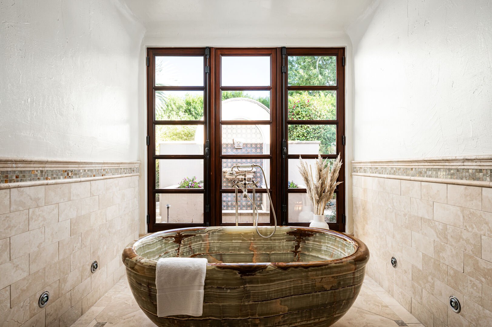Soak in this amazing tub