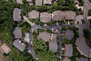Aerial view of the TimberWolf community