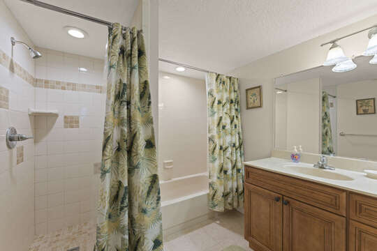 Walk-in Shower and Tub Combo