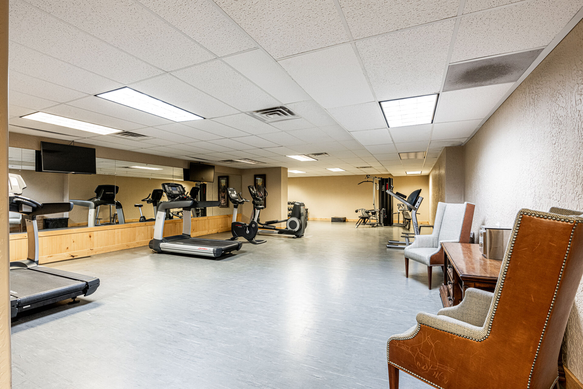 Work out in the Silverado Lodge community fitness center