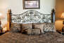 Sleep comfortably in the king size bed located in master bedroom 1