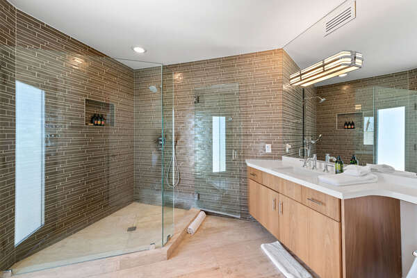 BEDROOM #3 ENSUITE WITH OVERSIZED SHOWER