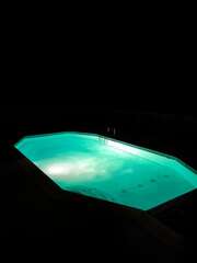 Outside Pool at Night