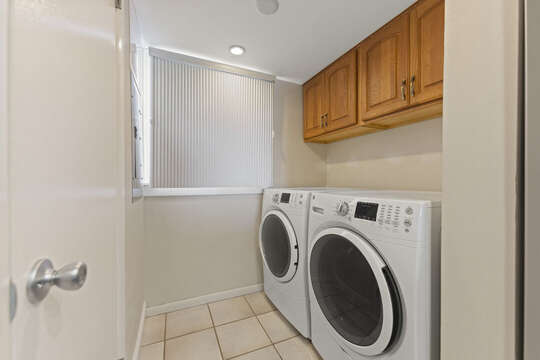 Utility room for your laundry needs.