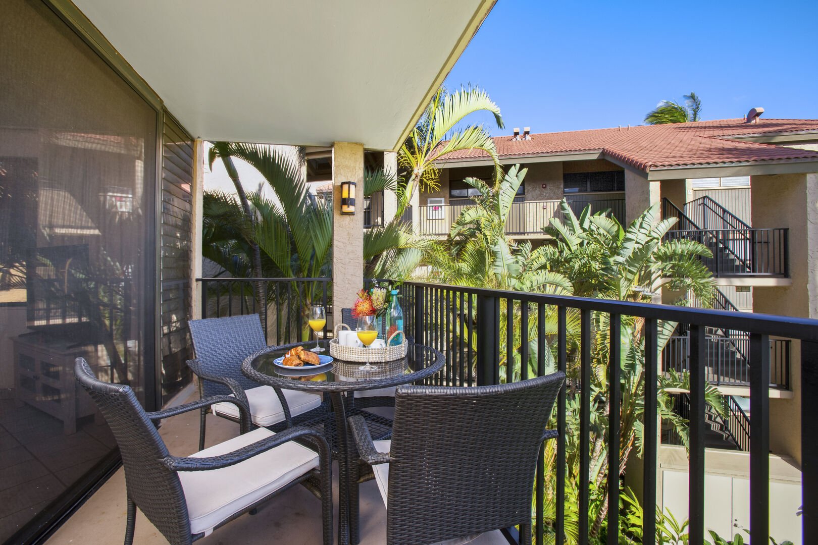Enjoy the morning breeze on your own private lanai!