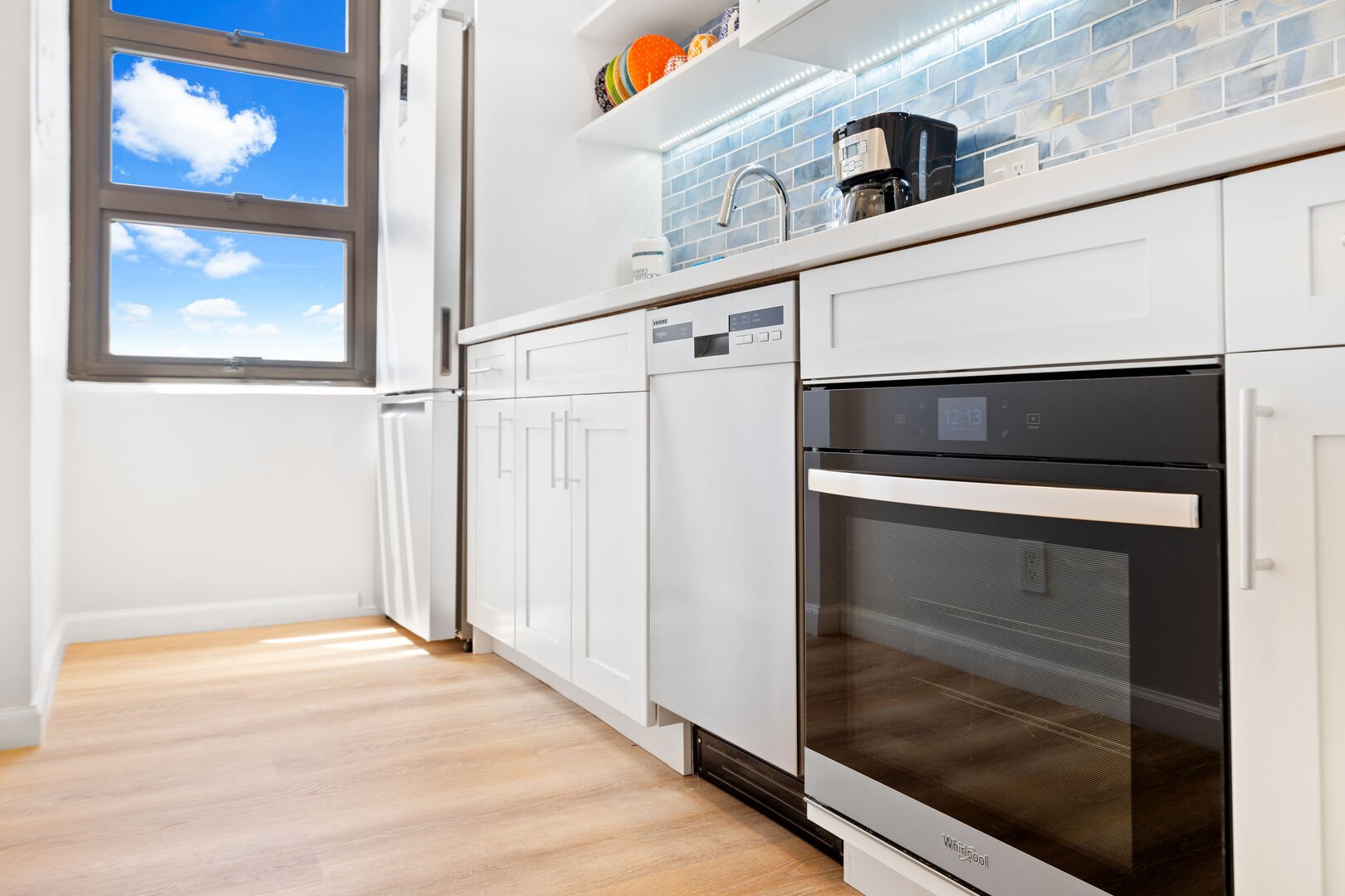 Enjoy making your favorite meals in this fully equipped kitchen plus, enjoy the view from your window!