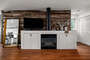 Gas fireplace to fire up on cool nights