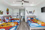 Surf room with 3 comfy Queen beds and plenty of space to spread out.
Private bathroom and deck