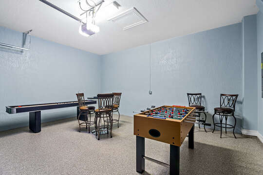 Game room to be enjoyed by the whole family!