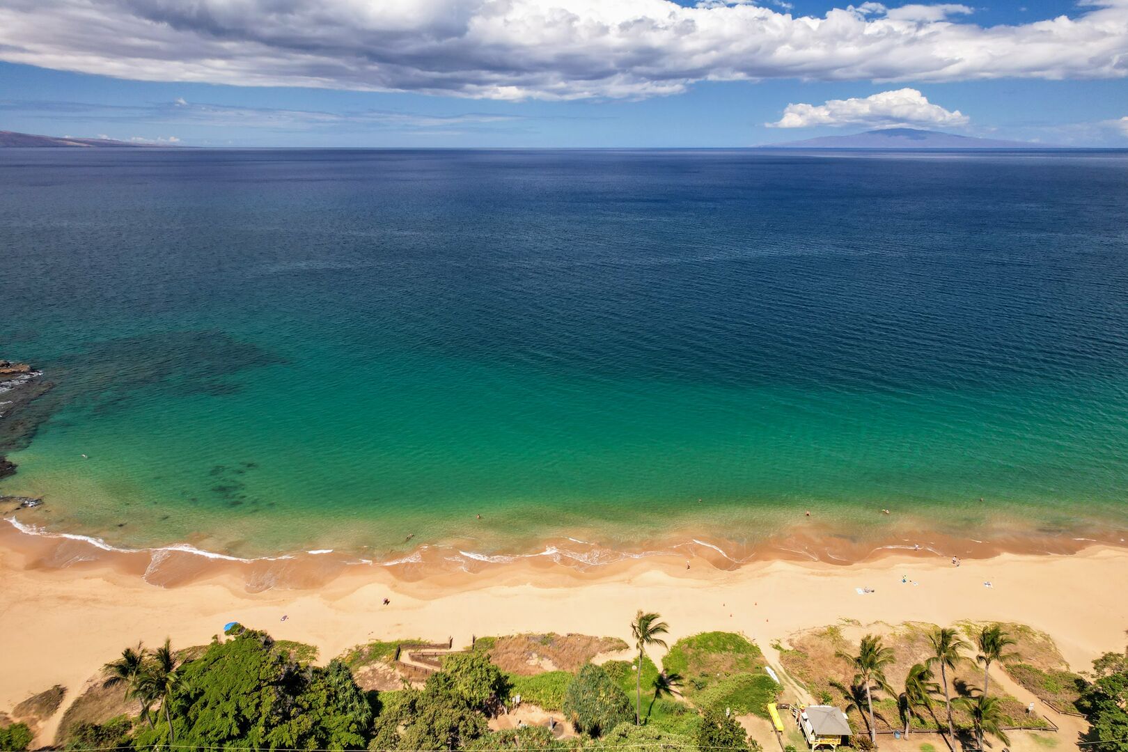Aerial ocean view.