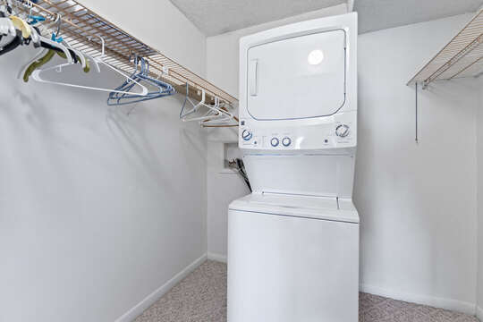 Utility room for your laundry needs.