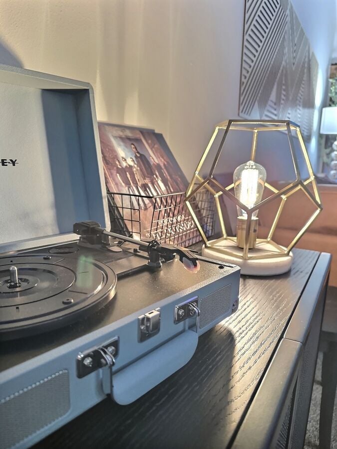 Play that music DJ!: Unleash your inner DJ and set the tone for an unforgettable stay with our record player  