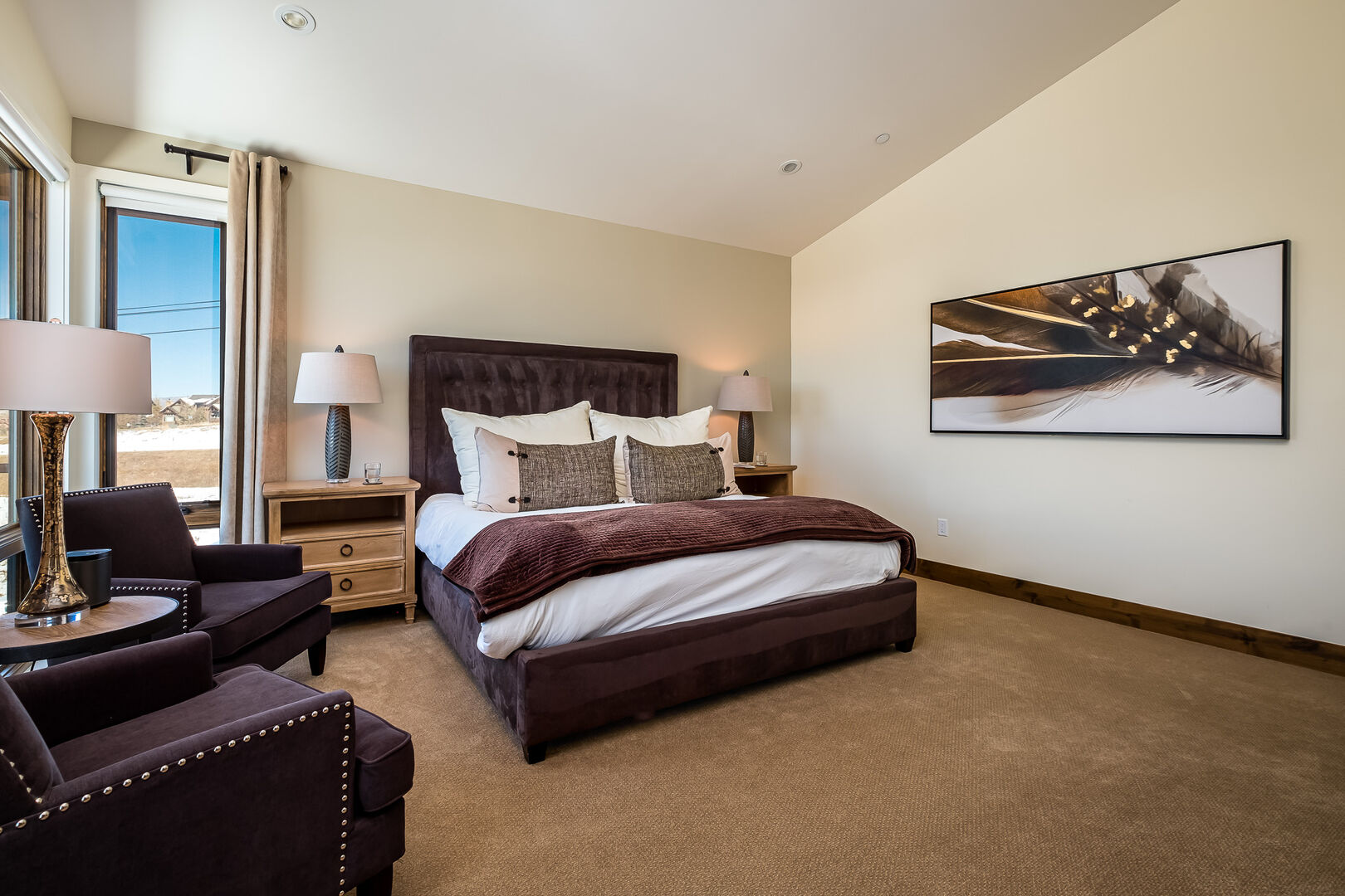 Total comfort and relaxation in our primary suite.