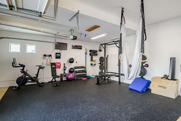 Fully Equipped Fitness Area with all the Equipment you would need!