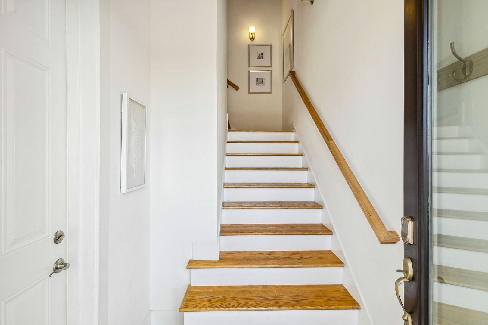 Entryway stairs to get into the home.