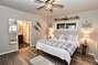 Main house master with king bed