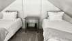 Barn House twin bedroom in loft - 2 twin beds.