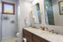 Newly remodeled bathroom in upstairs master bedroom