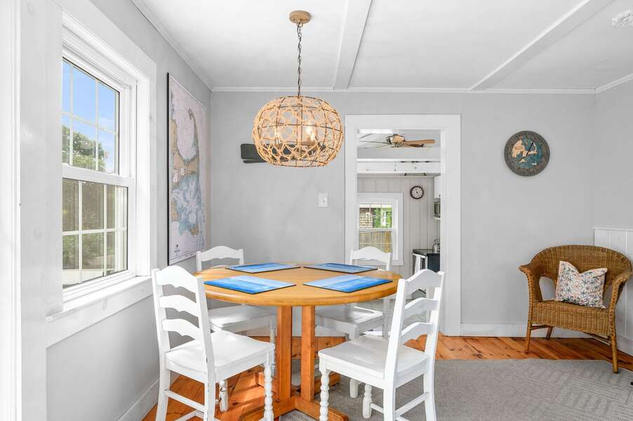 Dining for four with a view - 135 Pine Knoll Avenue Chatham Cape Cod - Sarah-N-Dipity - NEVR