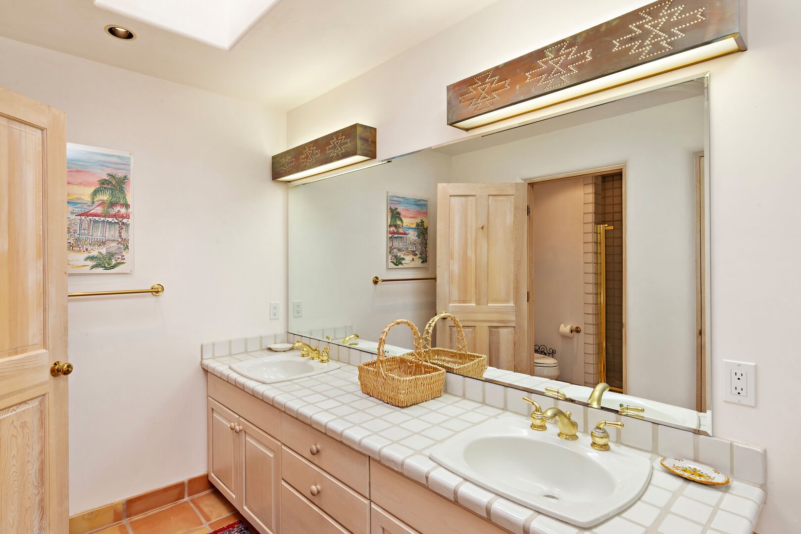 Primary Bathroom with Soaking Tub & Walk-In Shower