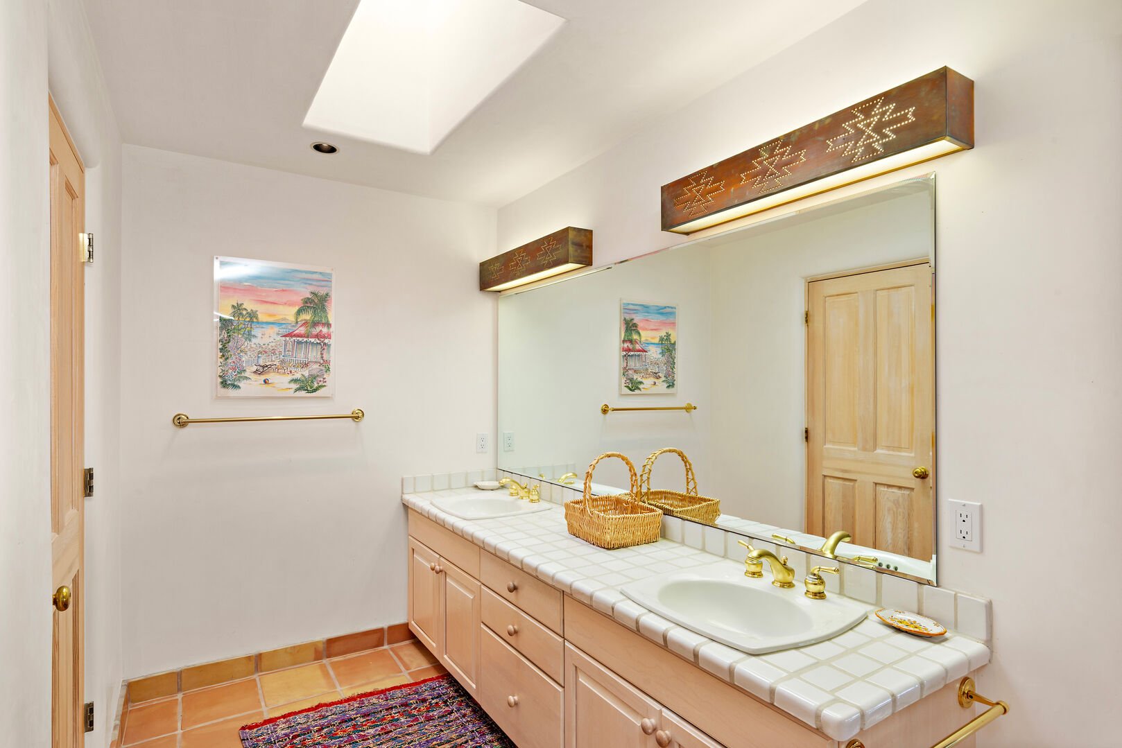 Primary Bathroom with Soaking Tub & Walk-In Shower