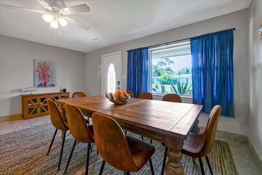 Share meals and create memories in this inviting space.