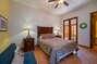 Full size bedroom/Shared bathroom/ Ceiling fan/ AC/ Armoire/
