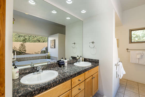 En Suite Master Bathroom with Dual Sinks