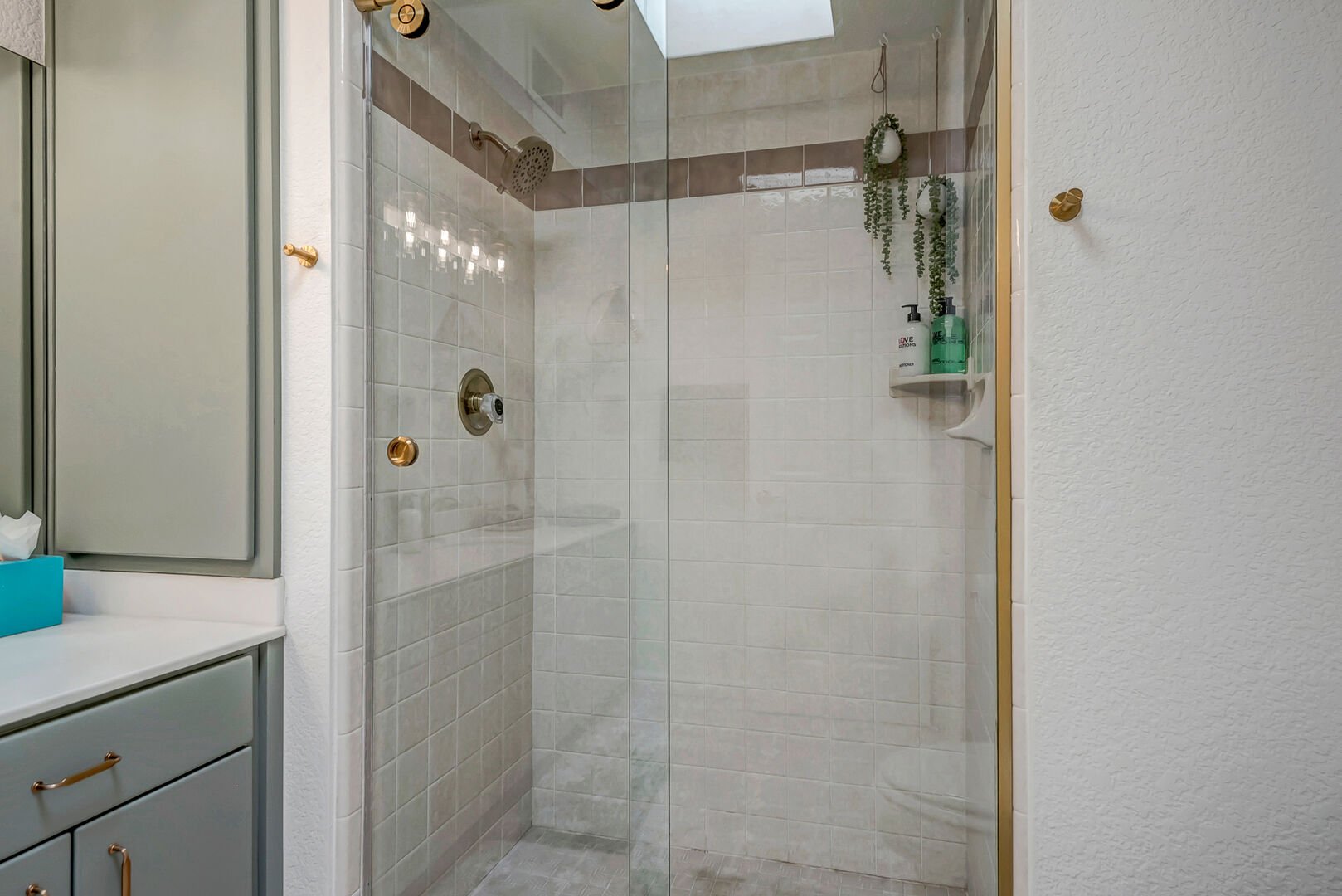 Full shared bathroom with shower