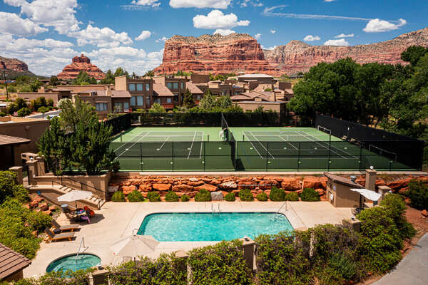 Community Amenities Included Pool, Hot Tub and Tennis Court/Pickle Ball Courts!