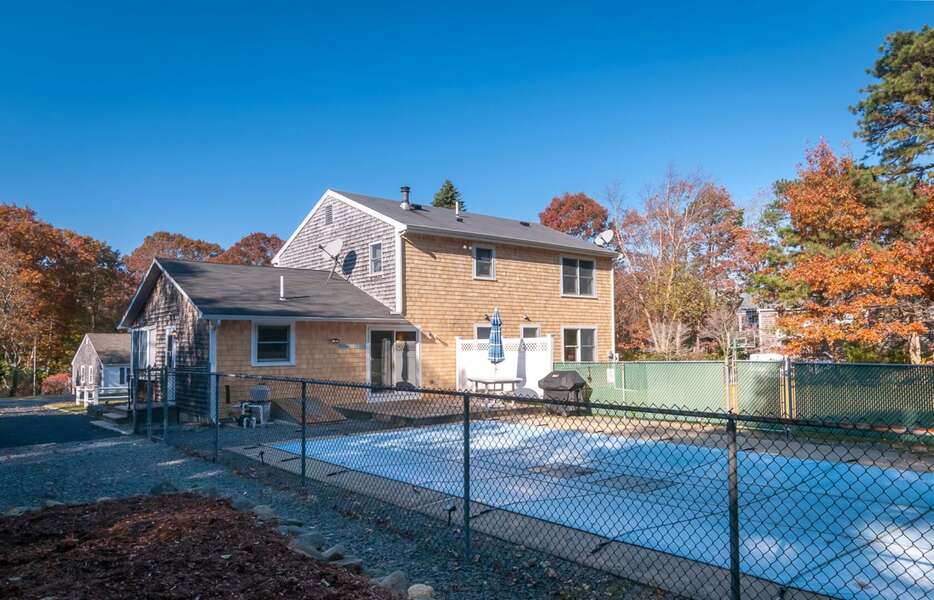 Beautiful inground pool (not heated) and large backyard for family fun.