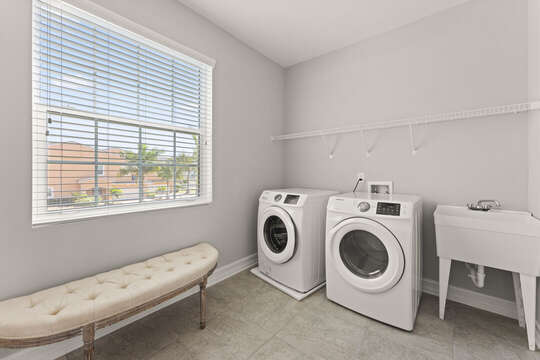 Laundry room with in-unit washer & dryer!