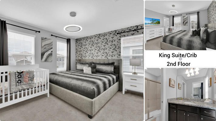 King Suite Bedroom 2 Upstairs
50