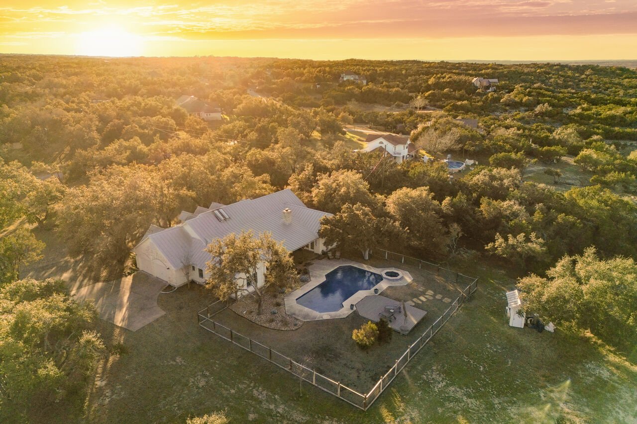 Enjoy the Hill Country Sunsets at this 2 acre property!