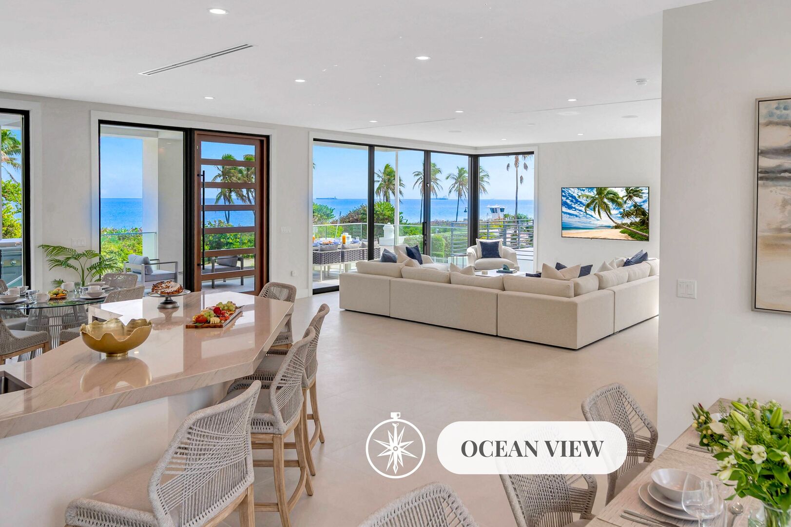 Beach and Ocean vacationing at its finest. Marvel in beach views and waterfront tranquility from the open plan expansive and serene living area and outdoor lounges.