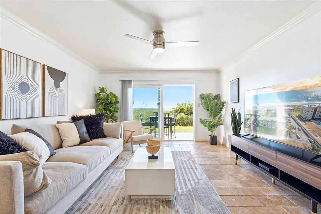 Relax & watch TV with a view!