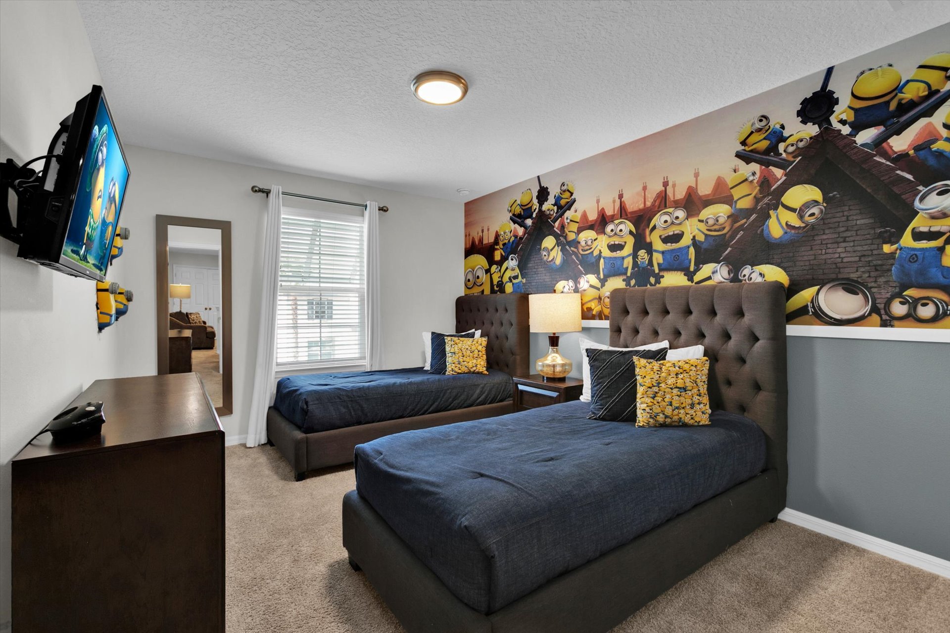 Two Twins Bedroom 5 Upstairs
Minion Theme