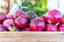 Organic red onions for your guacamole dip!