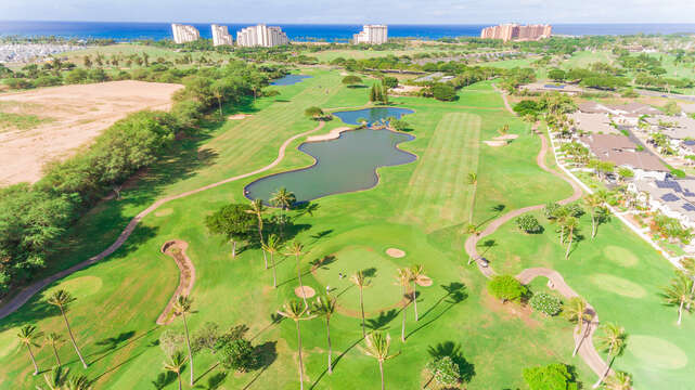 Aerial View of the Golf Course.