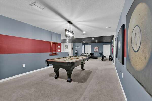 Theater Room in Loft (Angle 5)
Pool Table