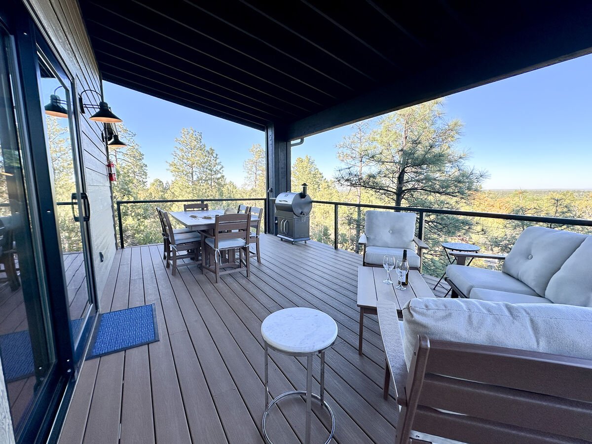 Expansive views from your own private deck