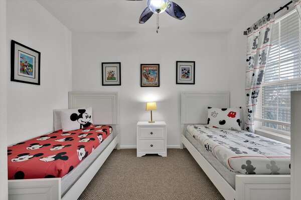 Two Twins Bedroom 3
Mickey Theme