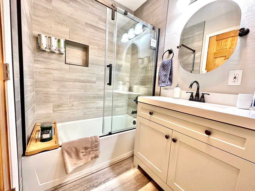Beautifully remodeled bathrooms