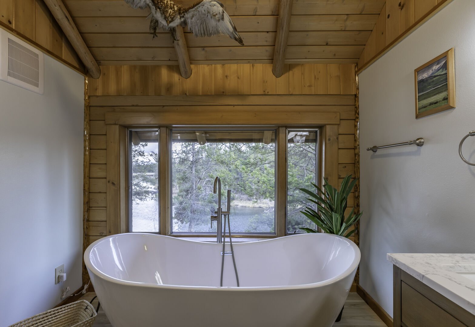 Buffalo Bliss - shared full bath on upper level w/ soaker tub and walk in shower